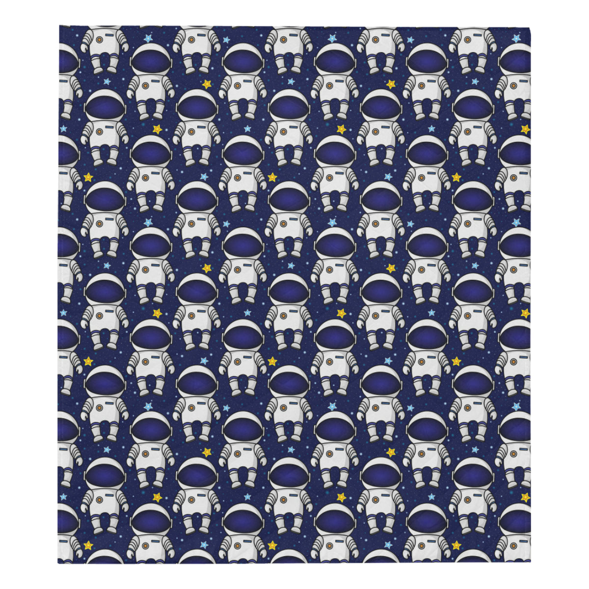 Astronaut Pattern Print Design 01 Premium Quilt