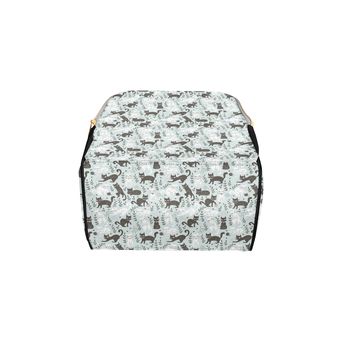 Cat Pattern Print Design 08 Diaper Bag Backpack