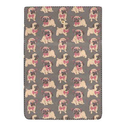 Pug Pattern Print Design A05 Women's Trifold Wallet