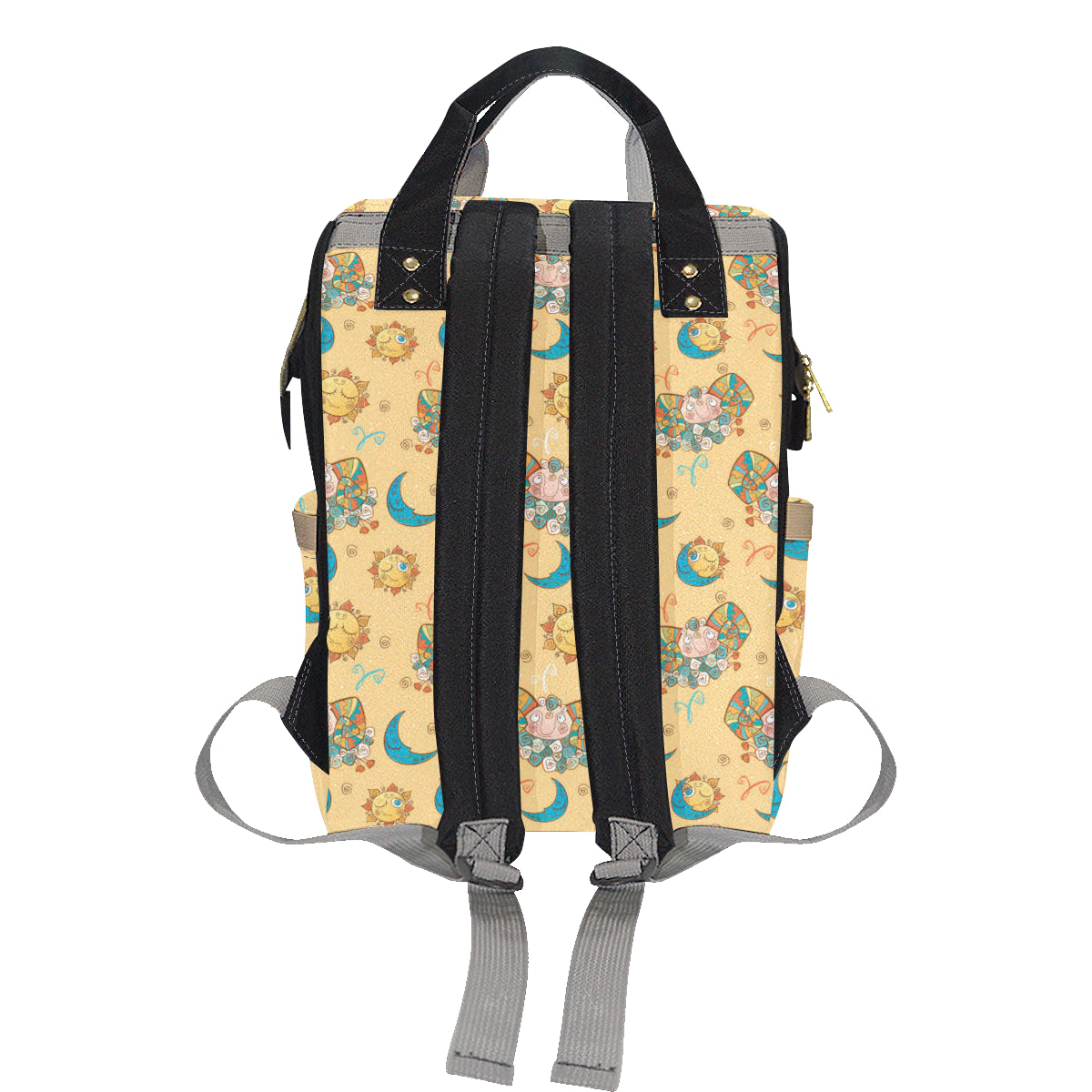 Aries Zodiac Pattern Print Design 03 Diaper Bag Backpack