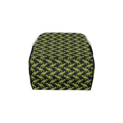T Rex Pattern Print Design A02 Diaper Bag Backpack