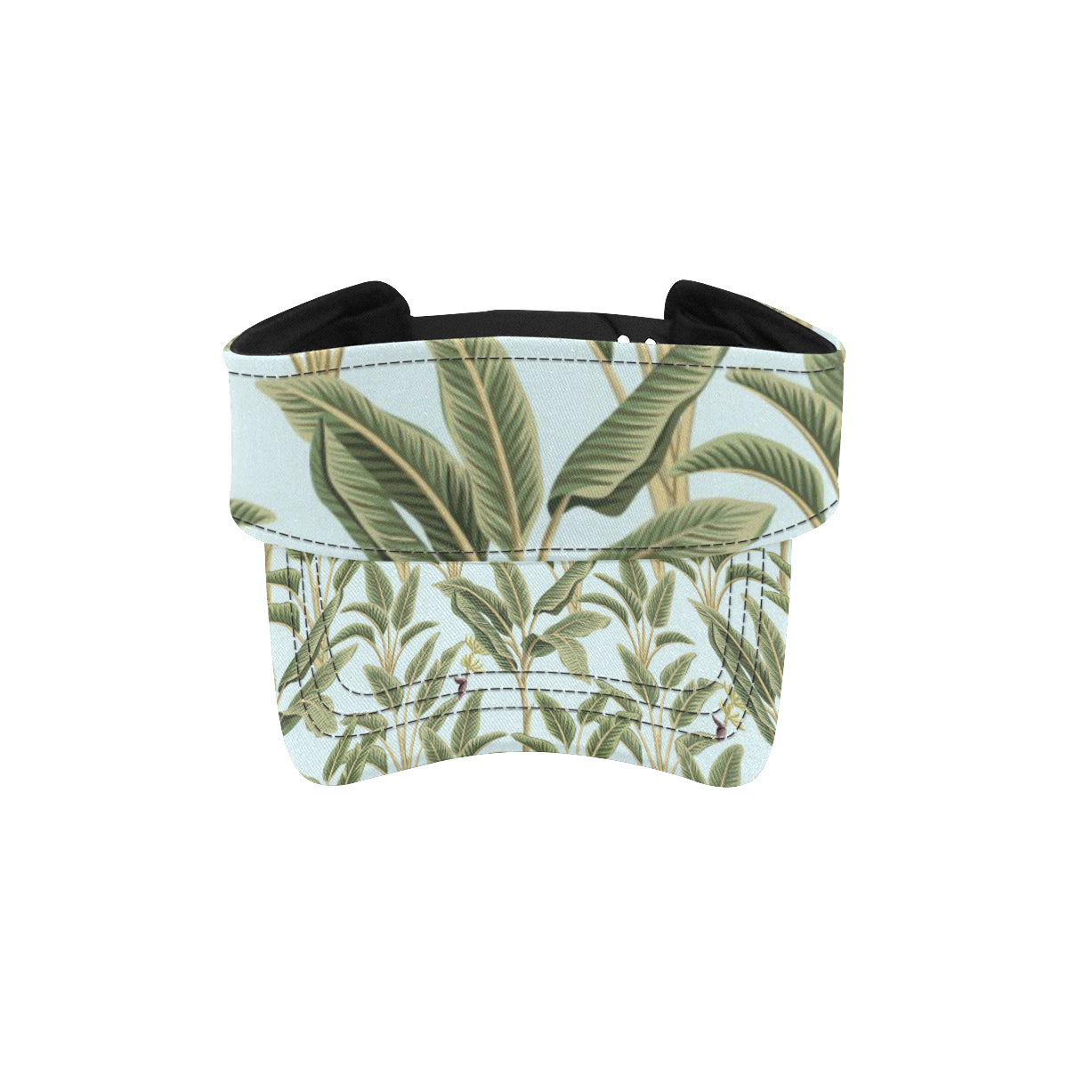 Banana Leaf Pattern Print Design BL03 Unisex Sun Visor