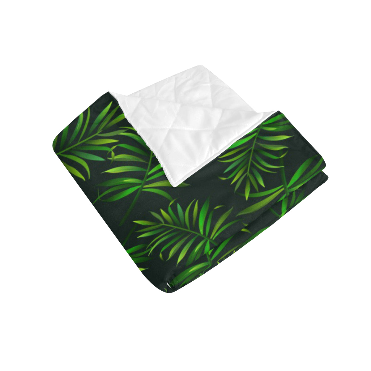 Rainforest Pattern Print Design RF03 Premium Quilt