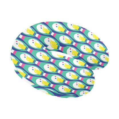 Bowling Pattern Print Design 04 U-Shaped Travel Neck Pillow