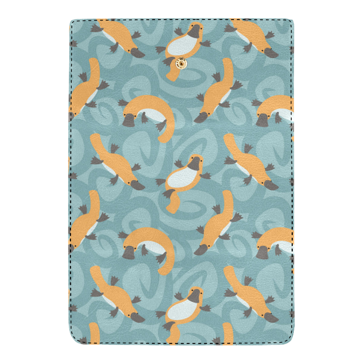 Platypus Pattern Print Design A01 Women's Trifold Wallet