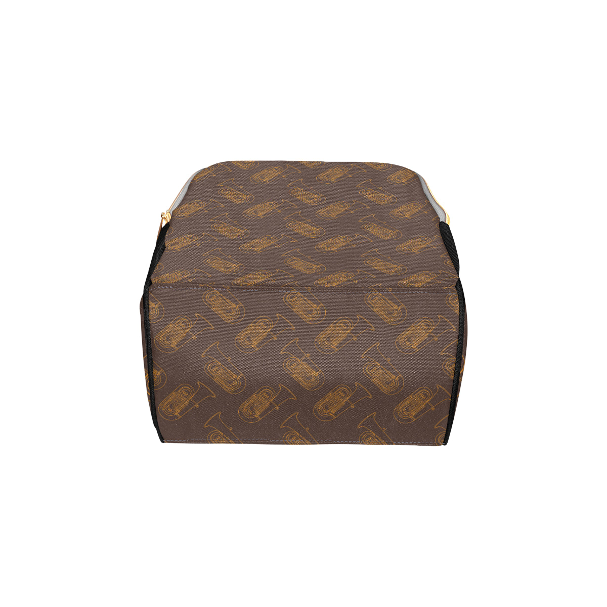 Tuba Pattern Print Design 02 Diaper Bag Backpack