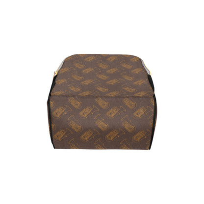 Tuba Pattern Print Design 02 Diaper Bag Backpack