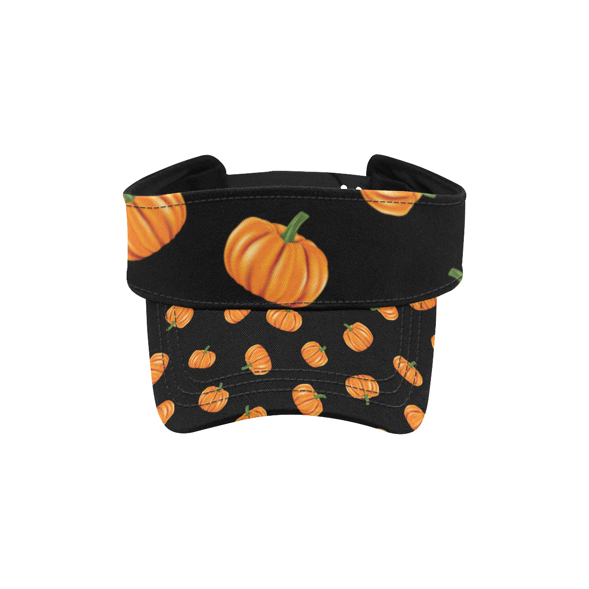 Pumpkin Pattern Print Design A05 Unisex Sun Visor