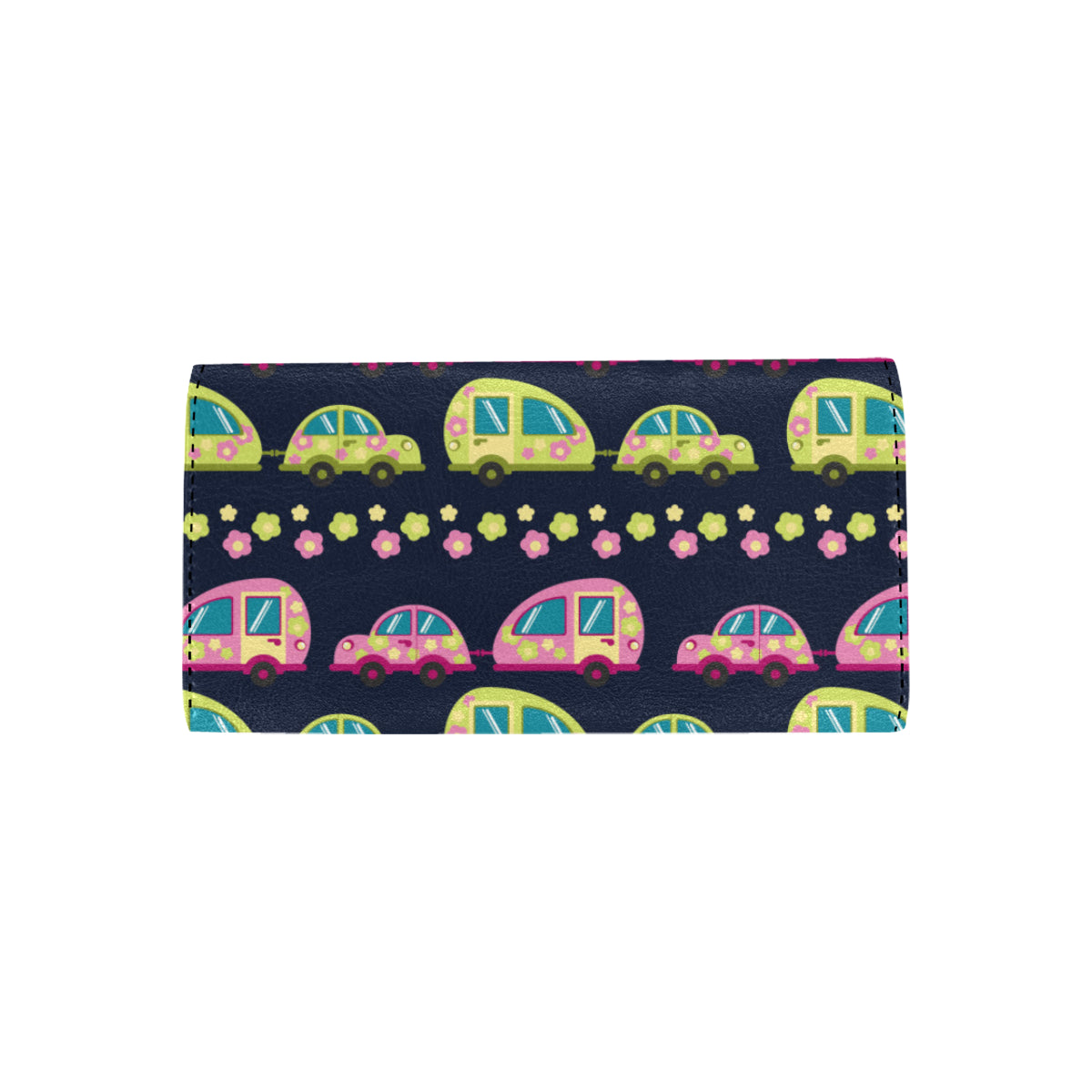 Camper Cute Camping Design No 3 Print Women's Trifold Wallet