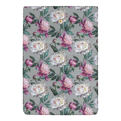 Peony Pattern Print Design PE01 Women's Trifold Wallet