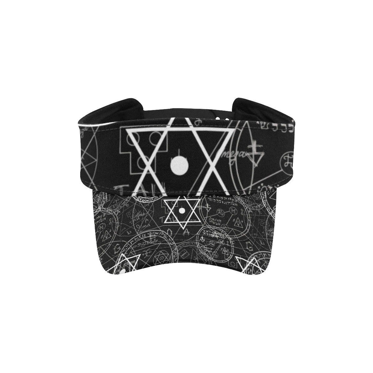 Pentagram Pattern Print Design A01 Unisex Sun Visor