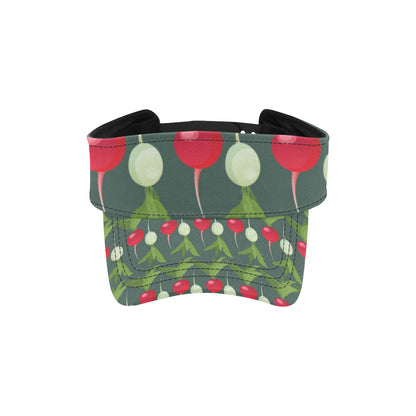 Radish Pattern Print Design A03 Unisex Sun Visor