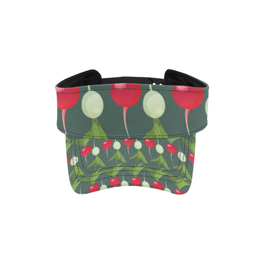 Radish Pattern Print Design A03 Unisex Sun Visor