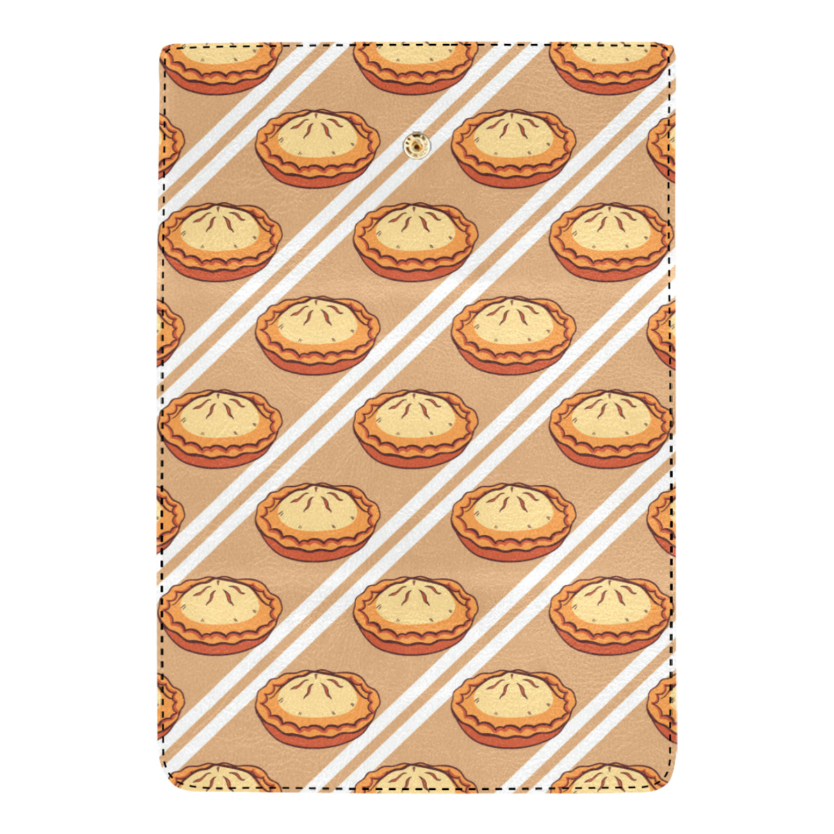 Pie Pattern Print Design A02 Women's Trifold Wallet