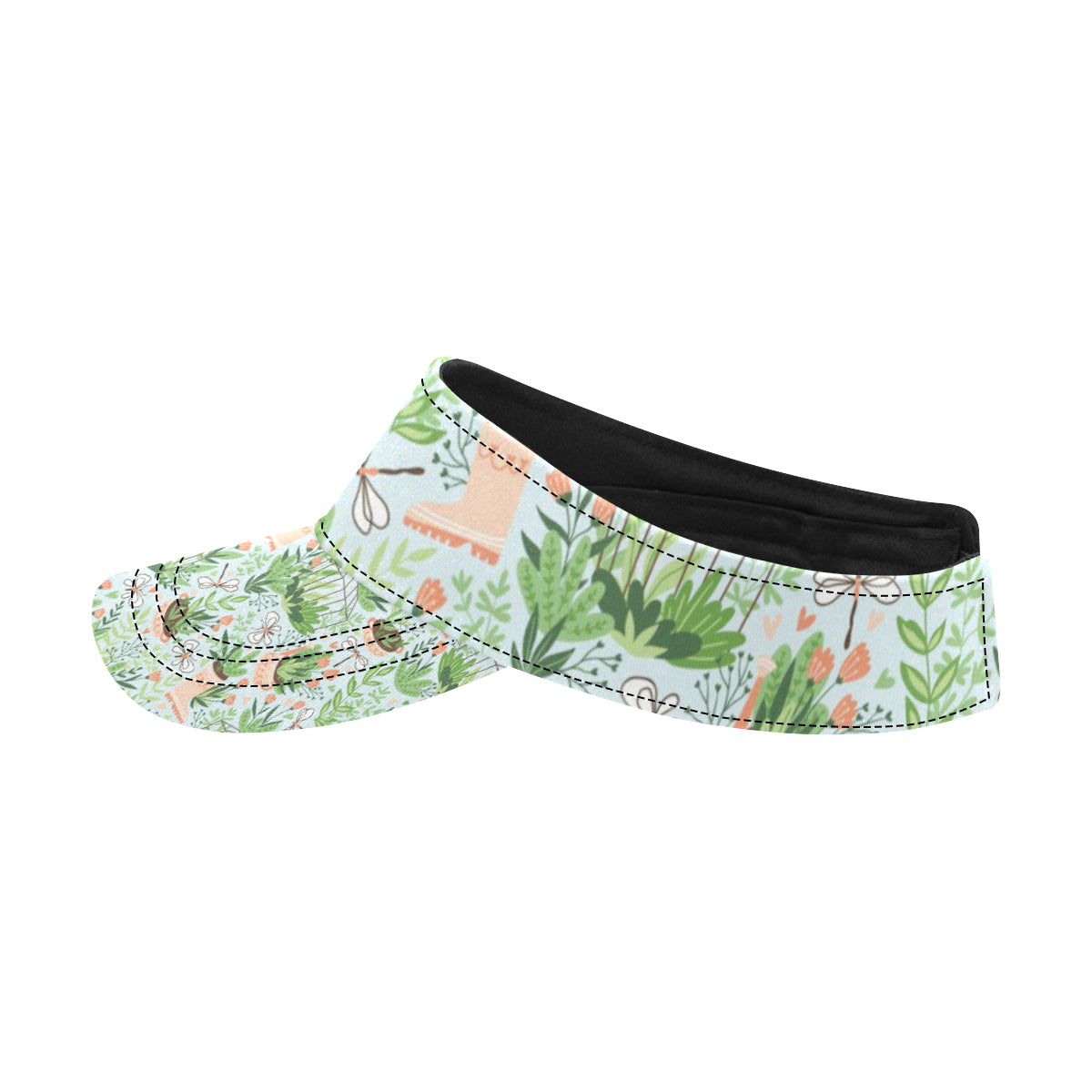 Gardening Pattern Print Design G04 Unisex Sun Visor