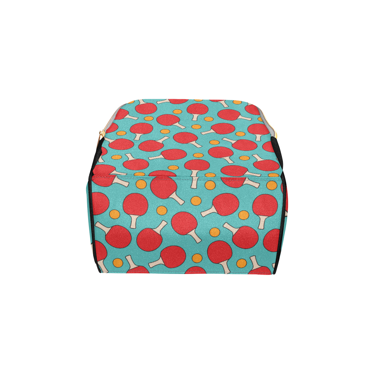Ping Pong Pattern Print Design A01 Diaper Bag Backpack