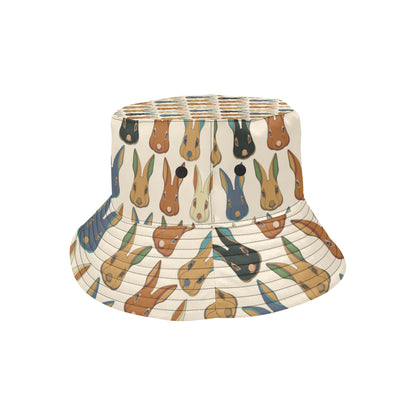 Rabbit Pattern Print Design RB04 Unisex Bucket Hat
