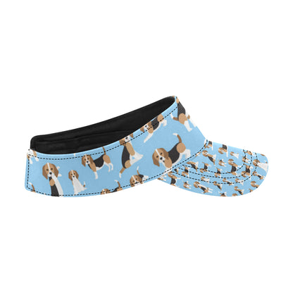 Beagle Pattern Print Design 03 Unisex Sun Visor