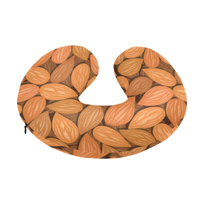 Almond Pattern Print Design 01 U-Shaped Travel Neck Pillow