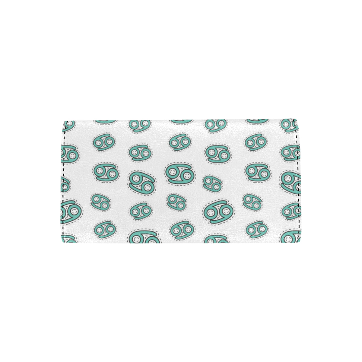 Cancer Zodiac Pattern Print Design 04 Women's Trifold Wallet