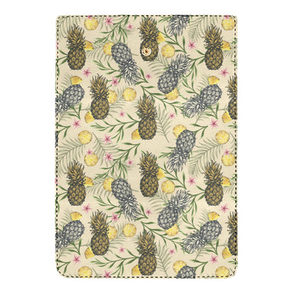 Pineapple Pattern Print Design PP012 Women's Trifold Wallet