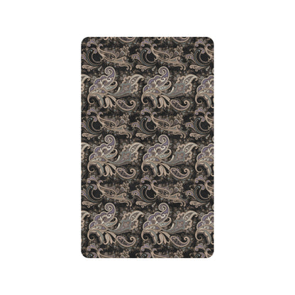 Paisley Mandala Design Print Rubber Doormat