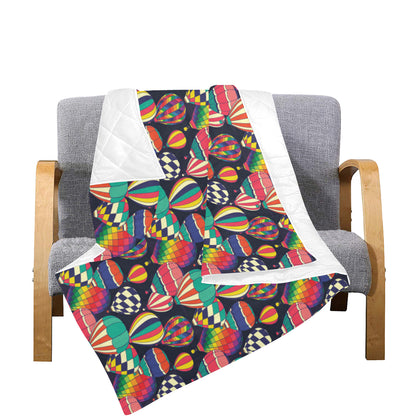 Ballon Pattern Print Design 02 Premium Quilt