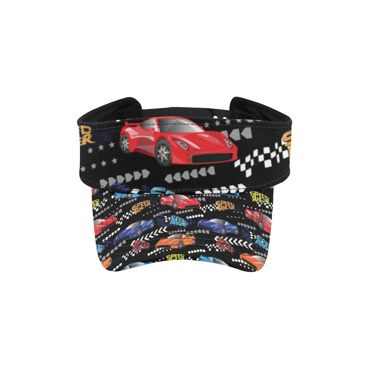 Racing Pattern Print Design A05 Unisex Sun Visor