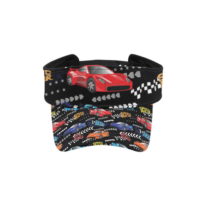 Racing Pattern Print Design A05 Unisex Sun Visor