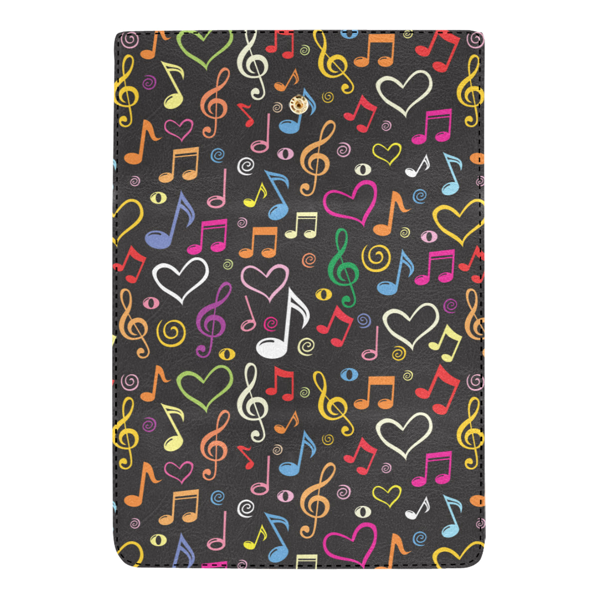 Music note Pattern Print Design A01 Women's Trifold Wallet