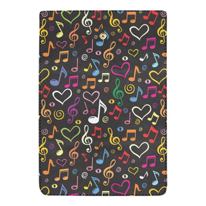 Music note Pattern Print Design A01 Women's Trifold Wallet