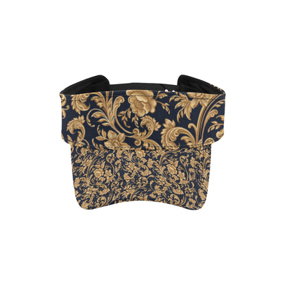 Baroque Golden Pattern Print Design 03 Unisex Sun Visor