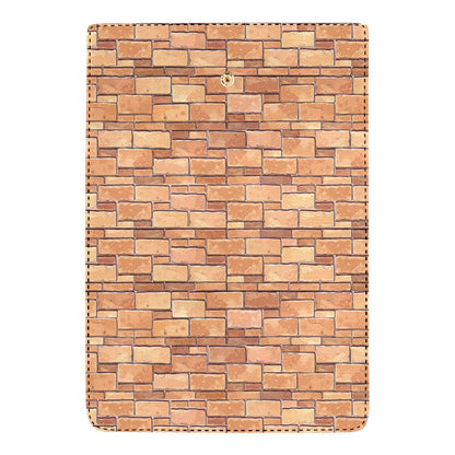 Brick Pattern Print Design 01 Women's Trifold Wallet
