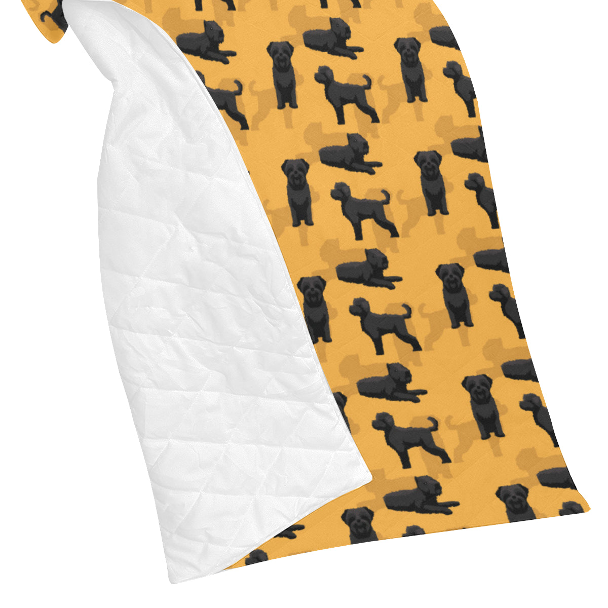 Bouviers des Flandres Pattern Print Design 01 Premium Quilt