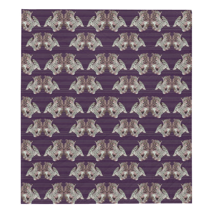 Leopard Pattern Print Design 01 Premium Quilt