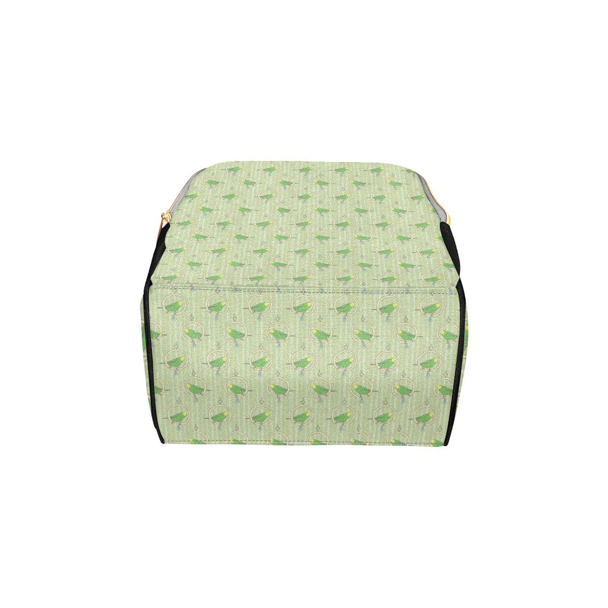 Budgerigar Pattern Print Design 02 Diaper Bag Backpack
