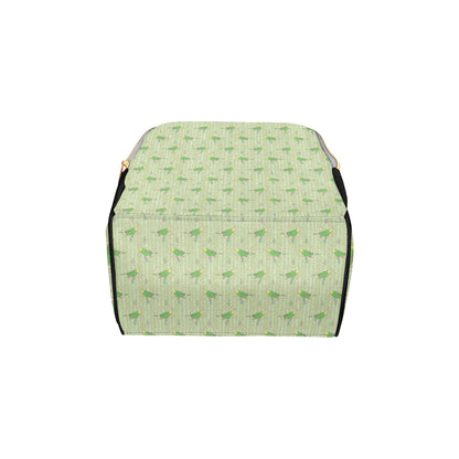 Budgerigar Pattern Print Design 02 Diaper Bag Backpack