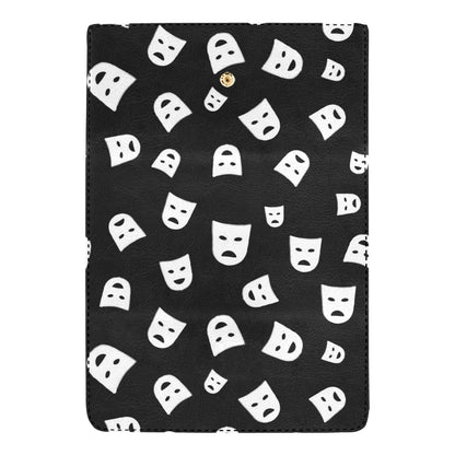 Acting Mask Pattern Print Design 03 Women's Trifold Wallet