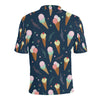 Ice Cream Pattern Print Design 04 Men Polo Shirt