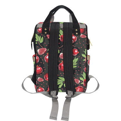 Pomegranate Pattern Print Design PG06 Diaper Bag Backpack
