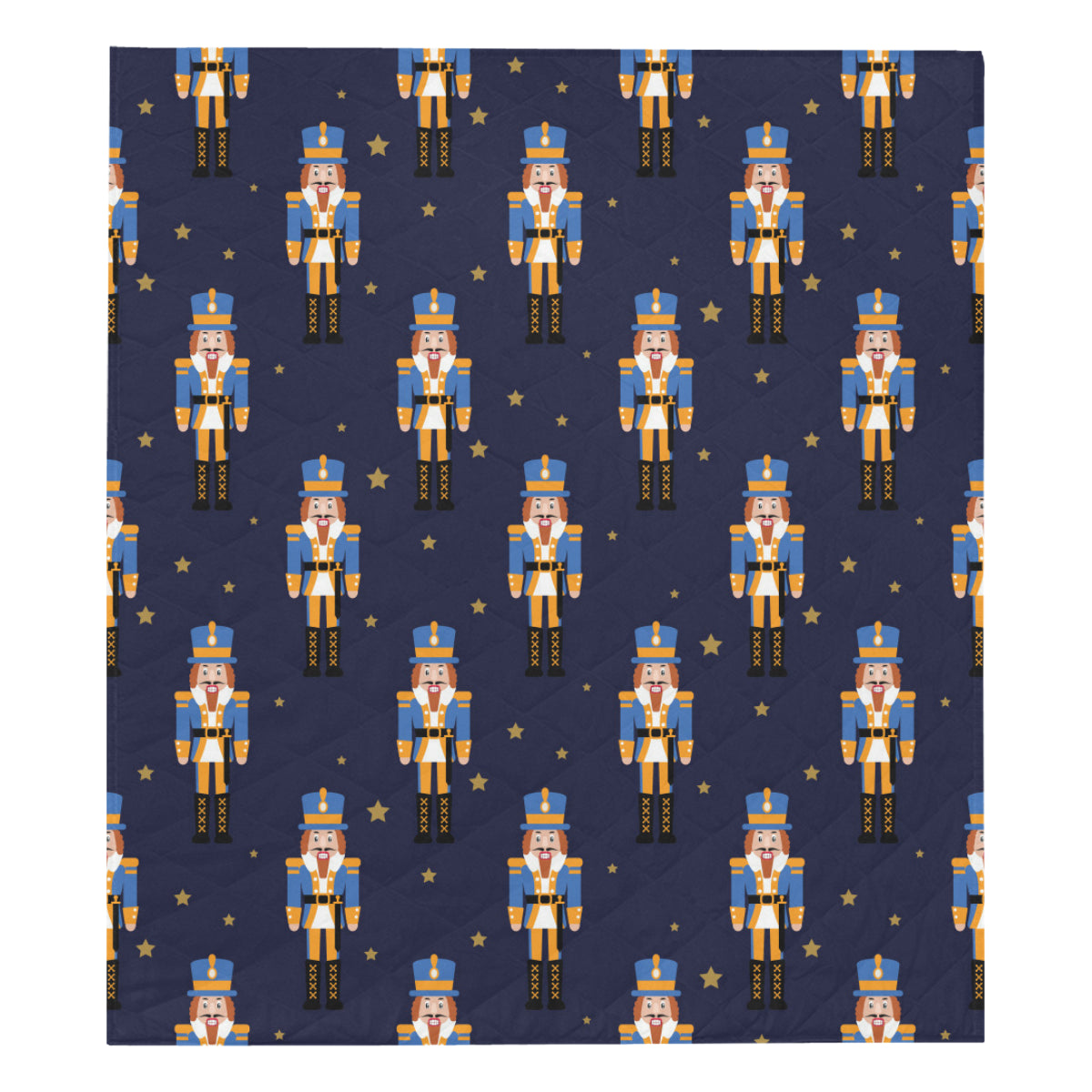 Nutcracker Pattern Print Design A04 Premium Quilt