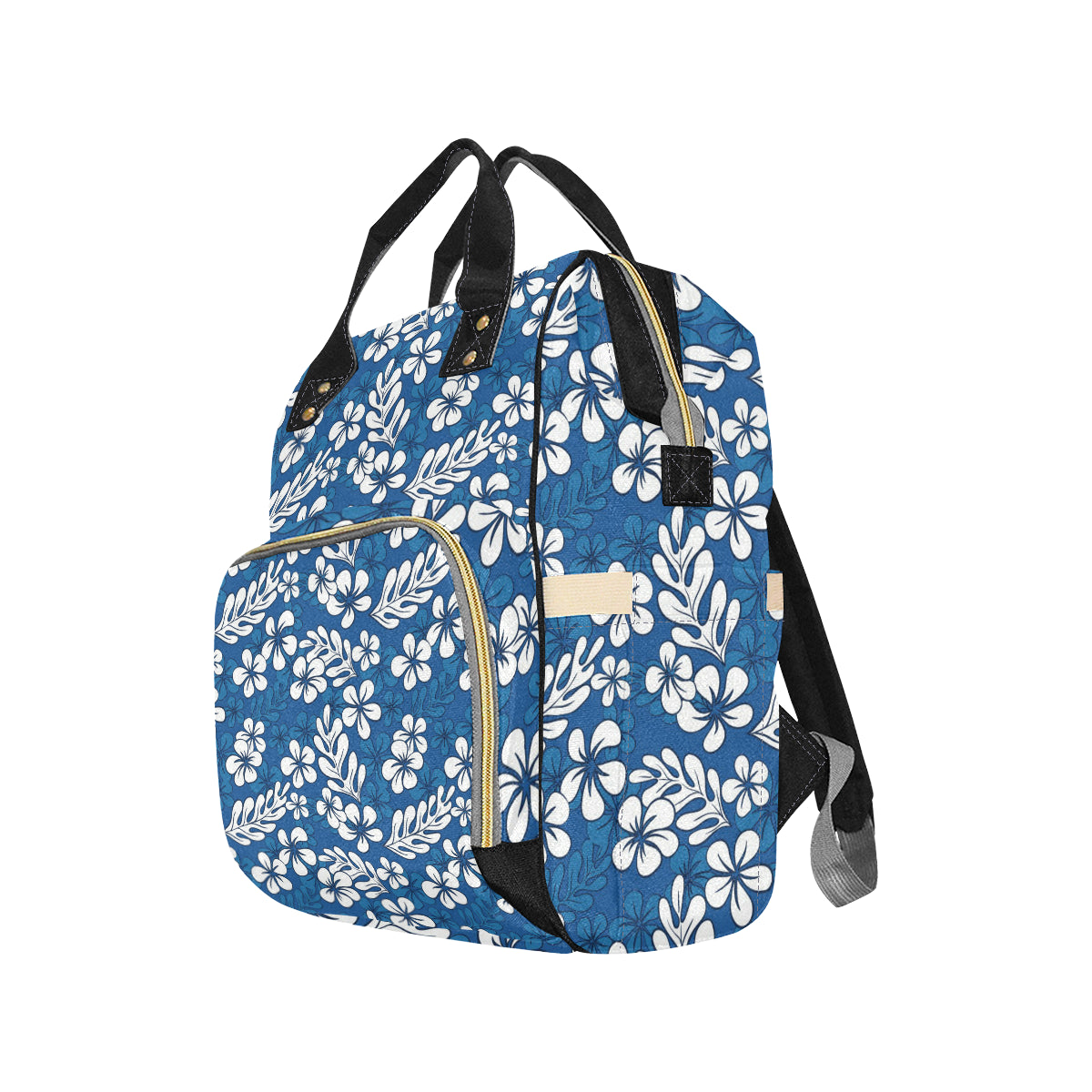 Plumeria Pattern Print Design PM015 Diaper Bag Backpack