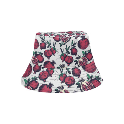 Pomegranate Pattern Print Design PG01 Unisex Bucket Hat