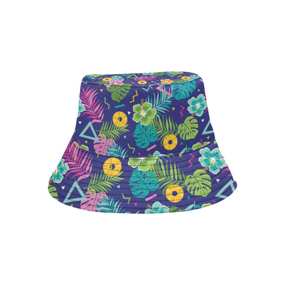 Hawaiian Themed Pattern Print Design H014 Unisex Bucket Hat
