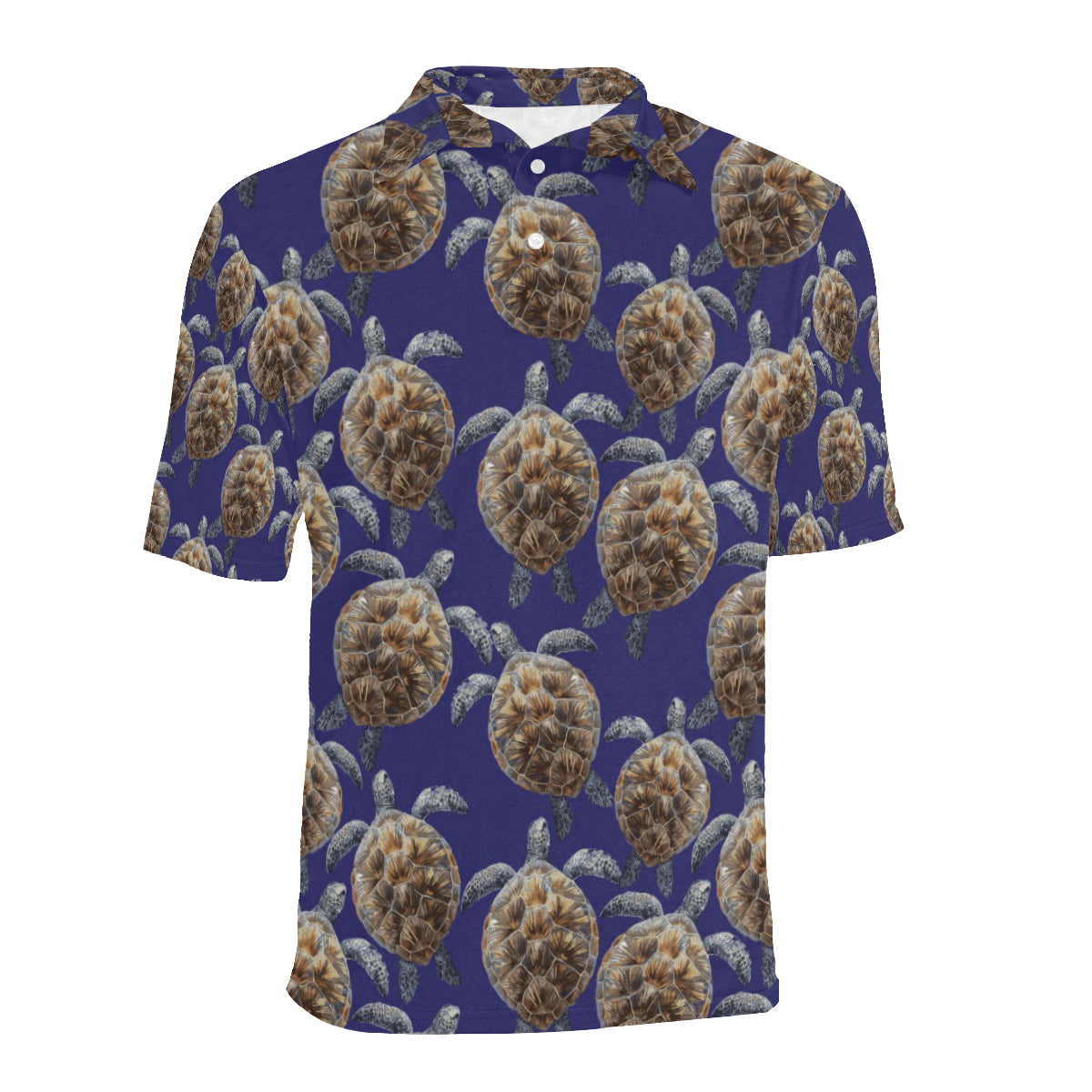 Sea Turtle Pattern Print Design T05 Men Polo Shirt