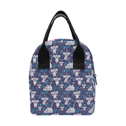 Koala Cute Themed Design Print Insulated Lunch Bag