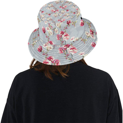 Summer Floral Pattern Print Design SF02 Unisex Bucket Hat