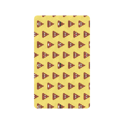 Emoji Poop Print Pattern Rubber Doormat