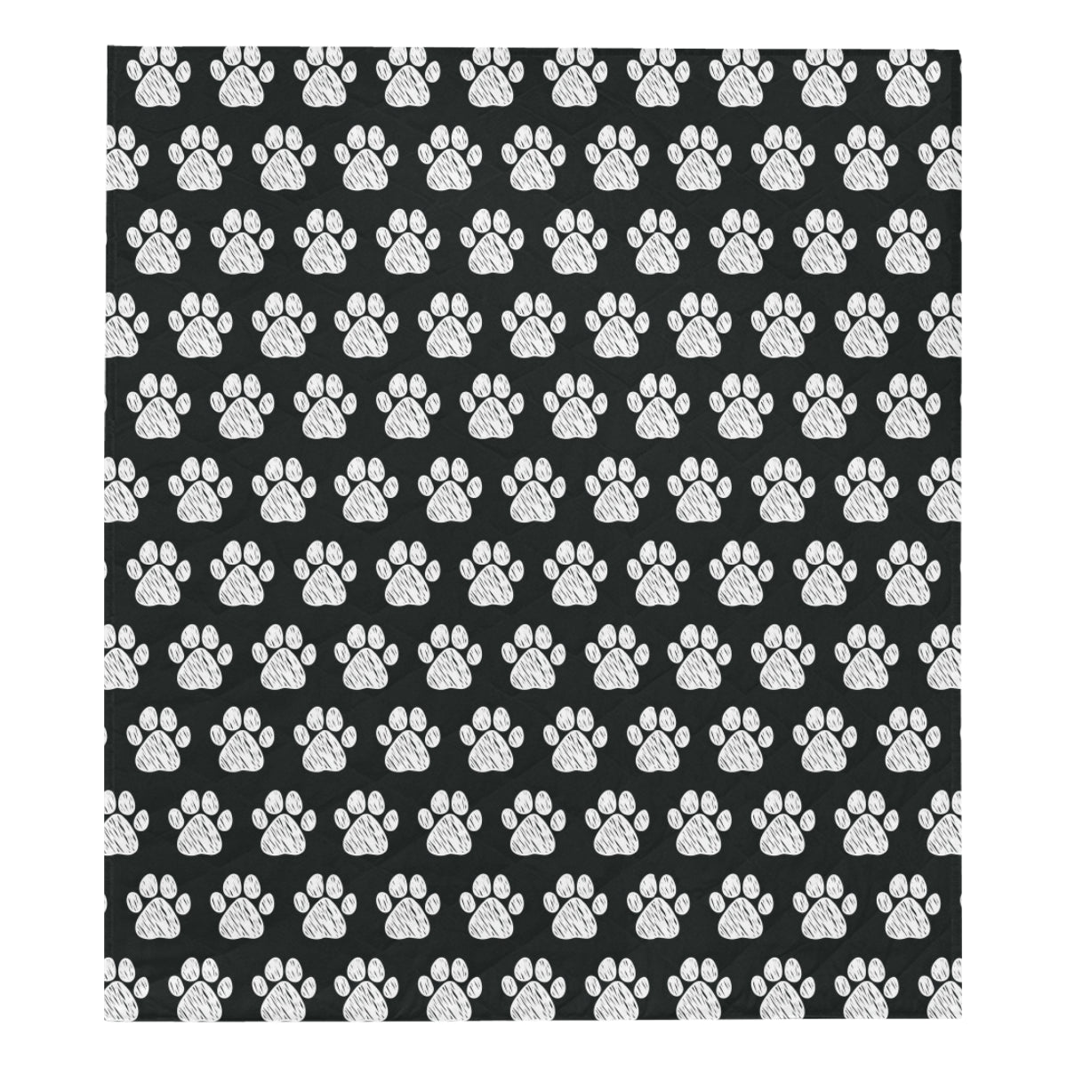 Paw Pattern Print Design A02 Premium Quilt