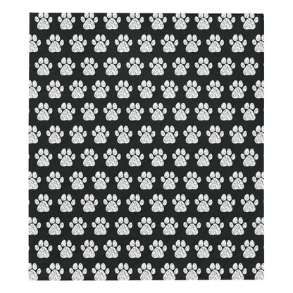 Paw Pattern Print Design A02 Premium Quilt